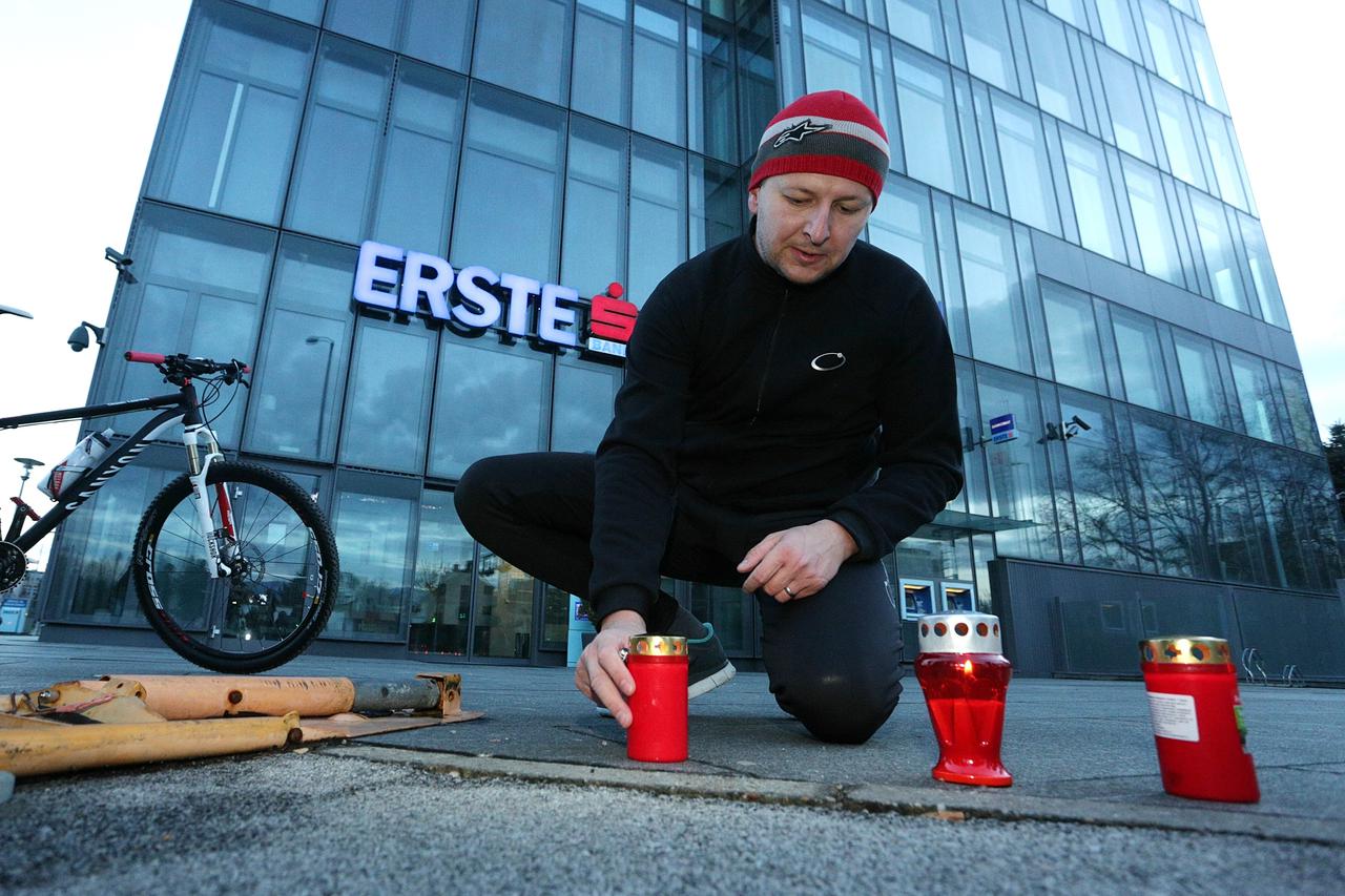 erste banka udruga franak paljenje svijeća zagreb