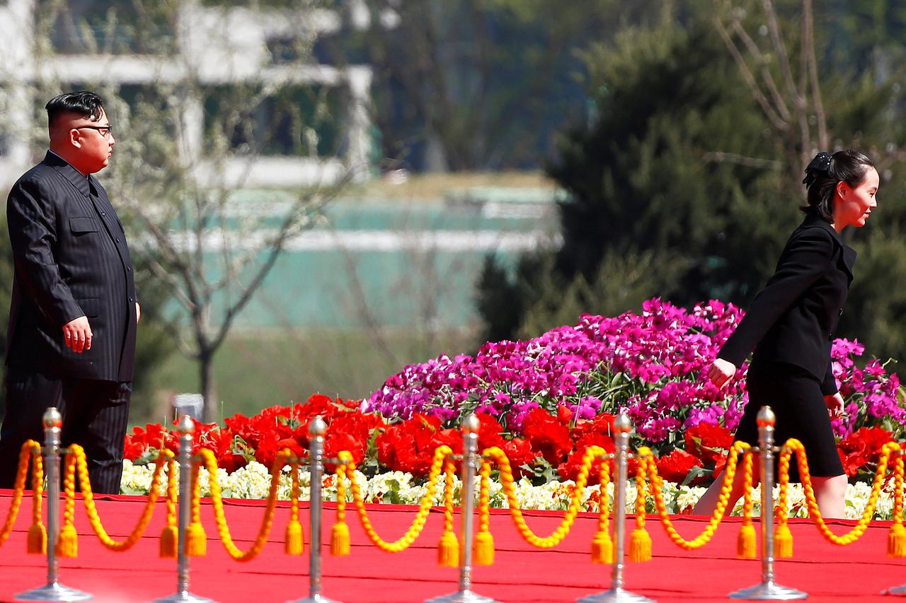 Kim Jong Un  i Kim Yo Jong