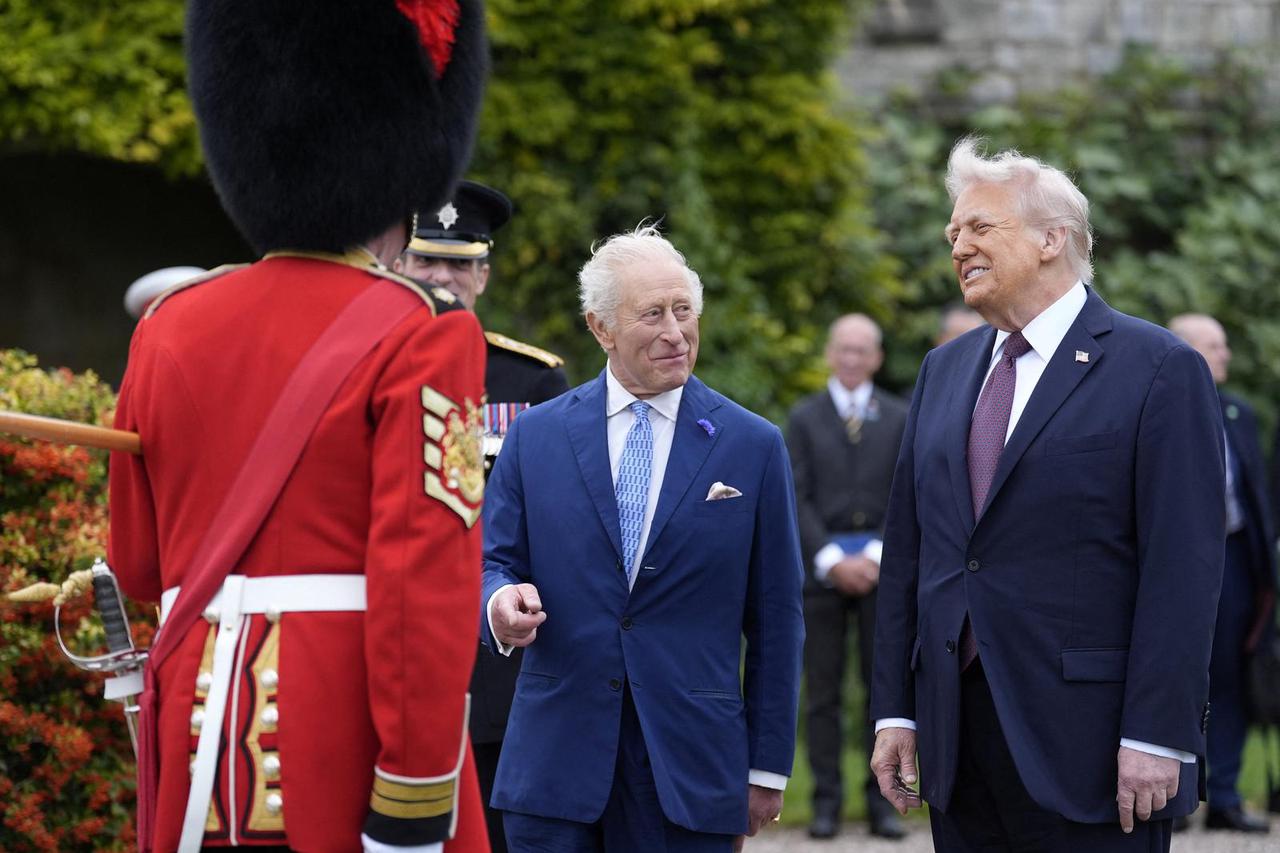 U.S. President Trump makes second state visit to Britain