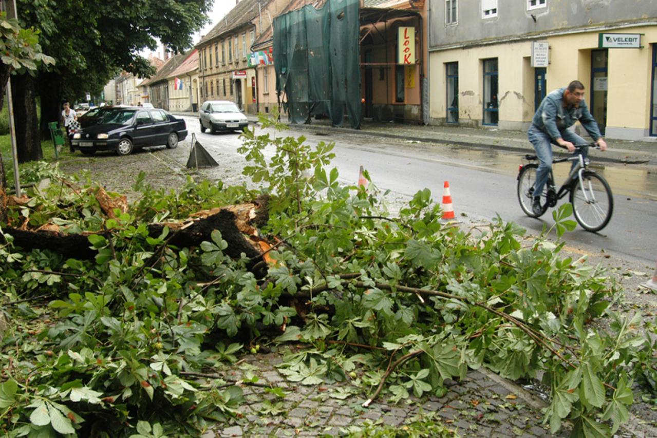 Tuča u Sisku