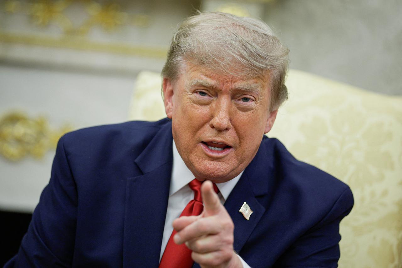U.S. President Trump meets with Iraqi PM Ali al-Zaidi in Washington