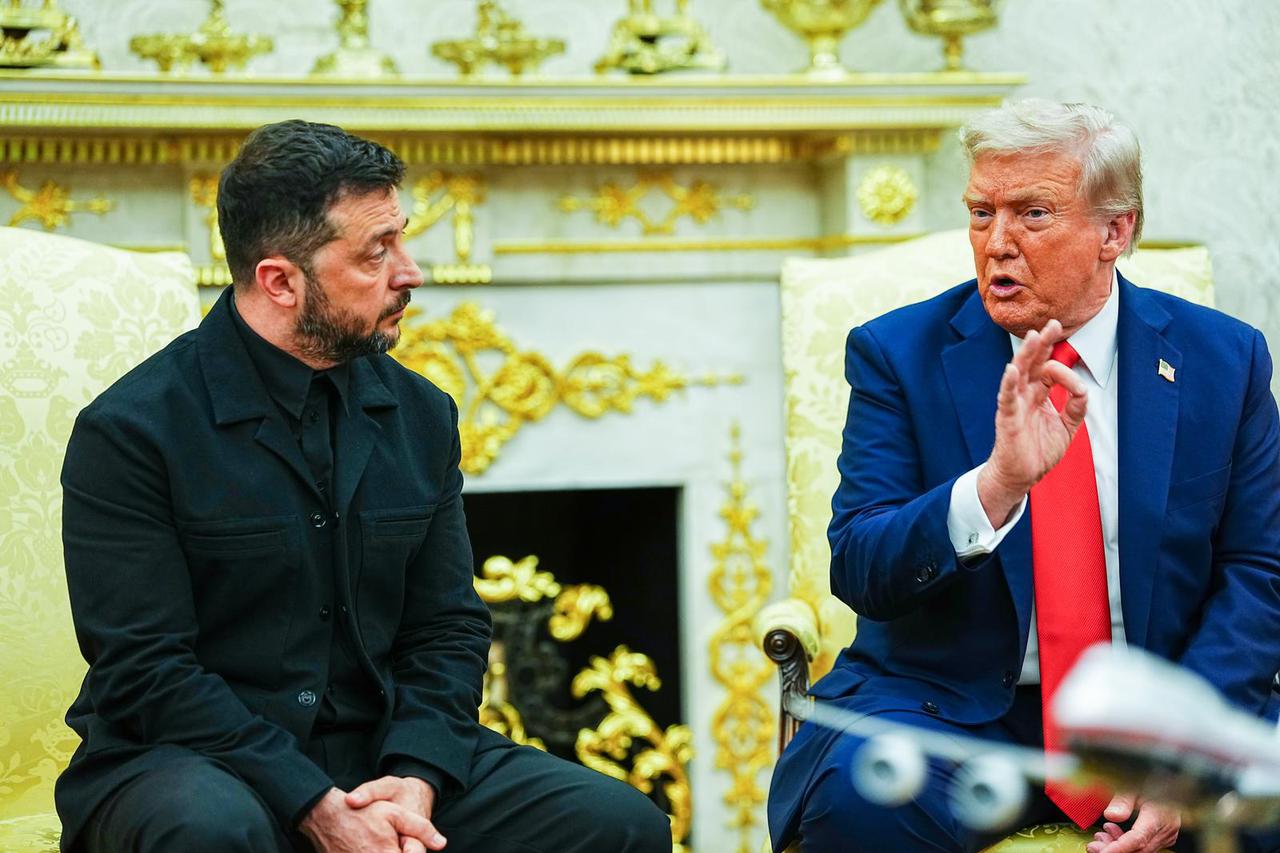 Trump Meets President Zelenskyy of Ukraine and European Leaders
