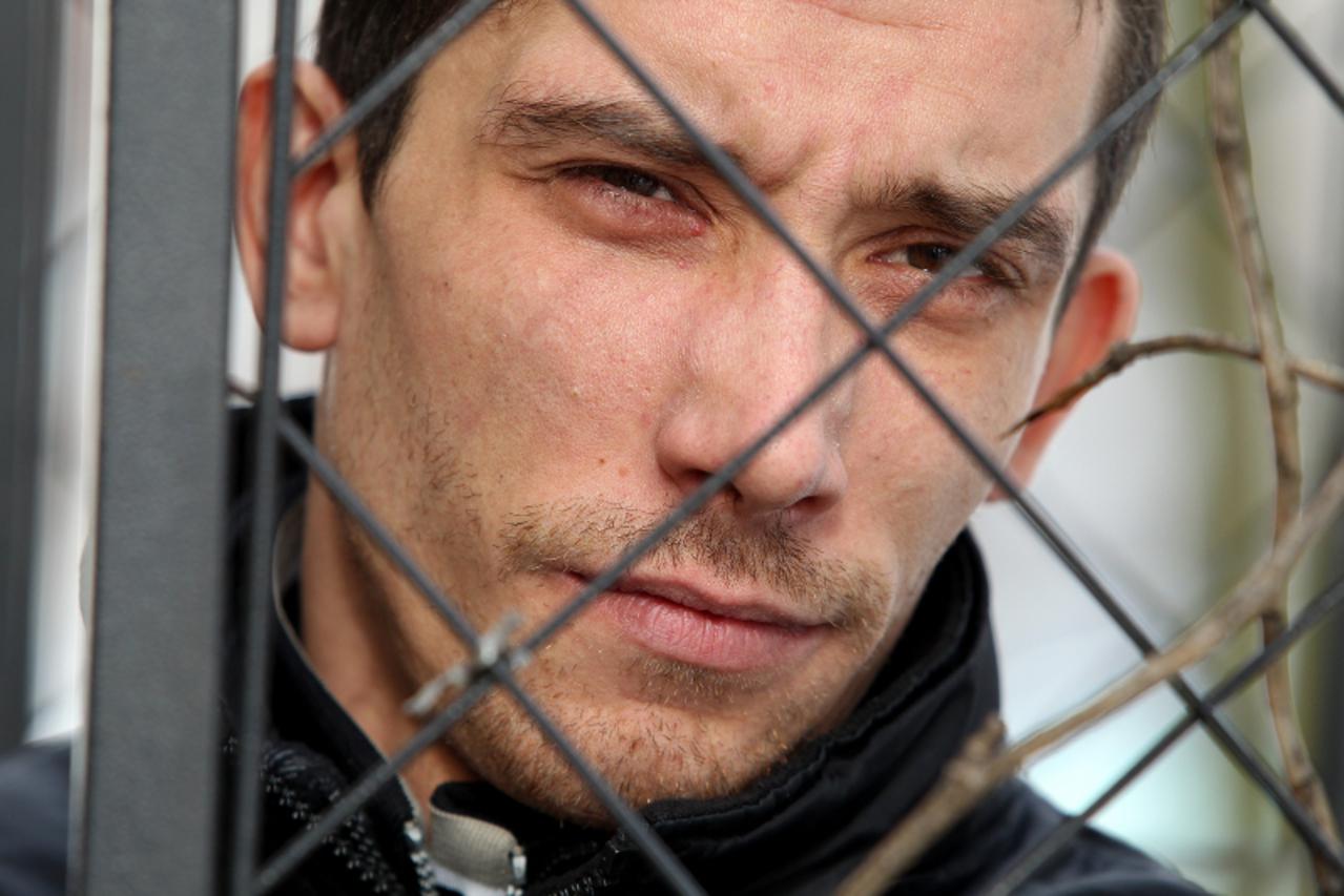 '23.01.2013.. Zagreb-Renato Kusen koji je zbog ubojstva odsluzio 7 i pol godina zatvora i sad ne moze pronaci posao. Photo: Boris Scitar/VLM'