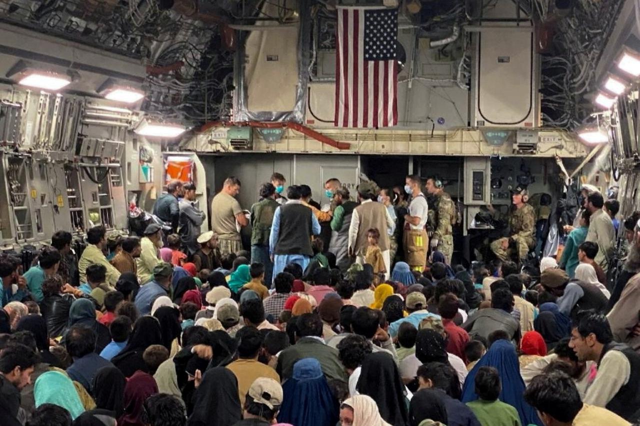 FILE PHOTO: Evacuation from Hamid Karzai International Airport in Kabul