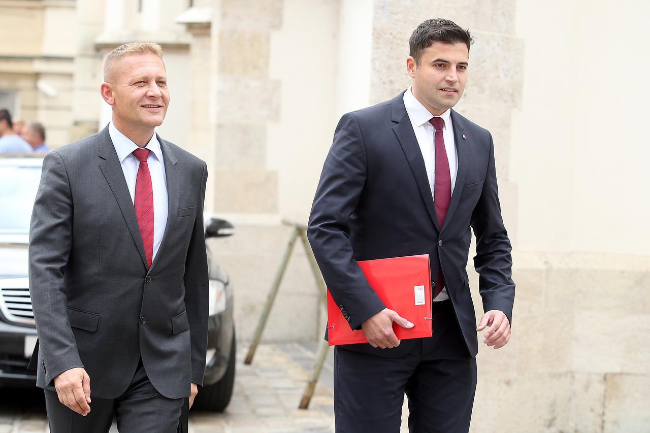 Krešo Beljak i Davor Bernardić