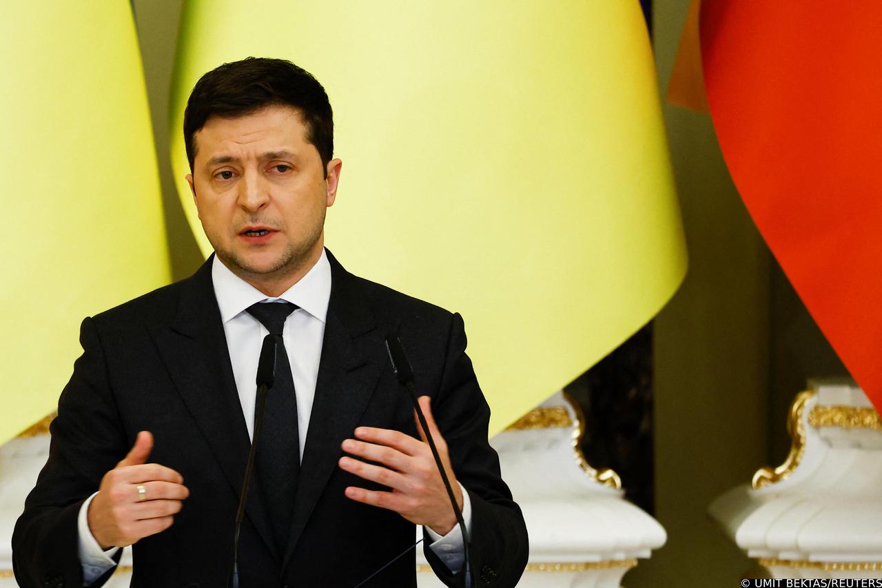 Ukrainian President Zelenskiy holds joint news conference with Polish and Lithuanian counterparts in Kyiv