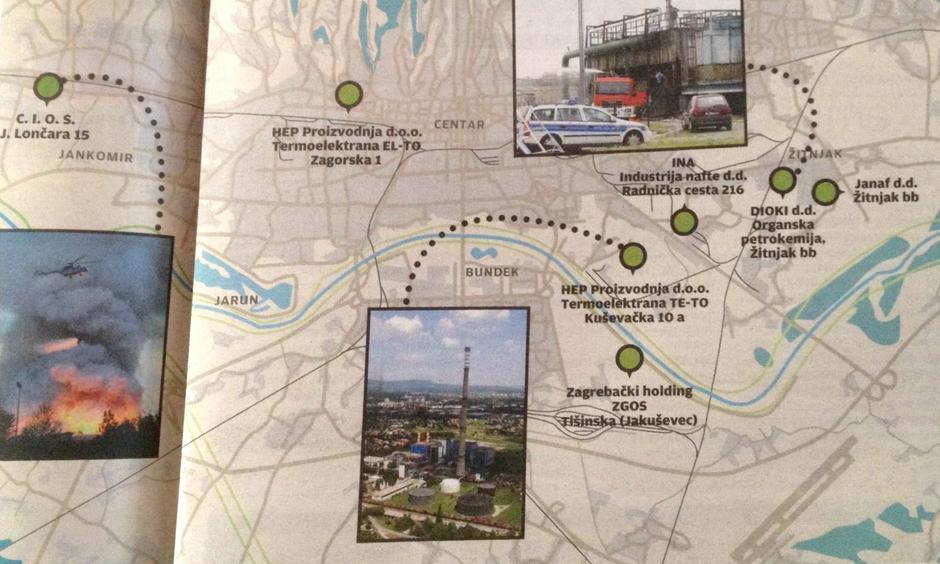 Ekobombe Zagreb karta