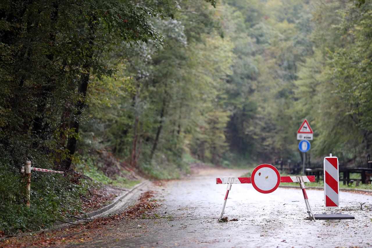 Zagreb: Sljemenska cesta zatvorena je za promet