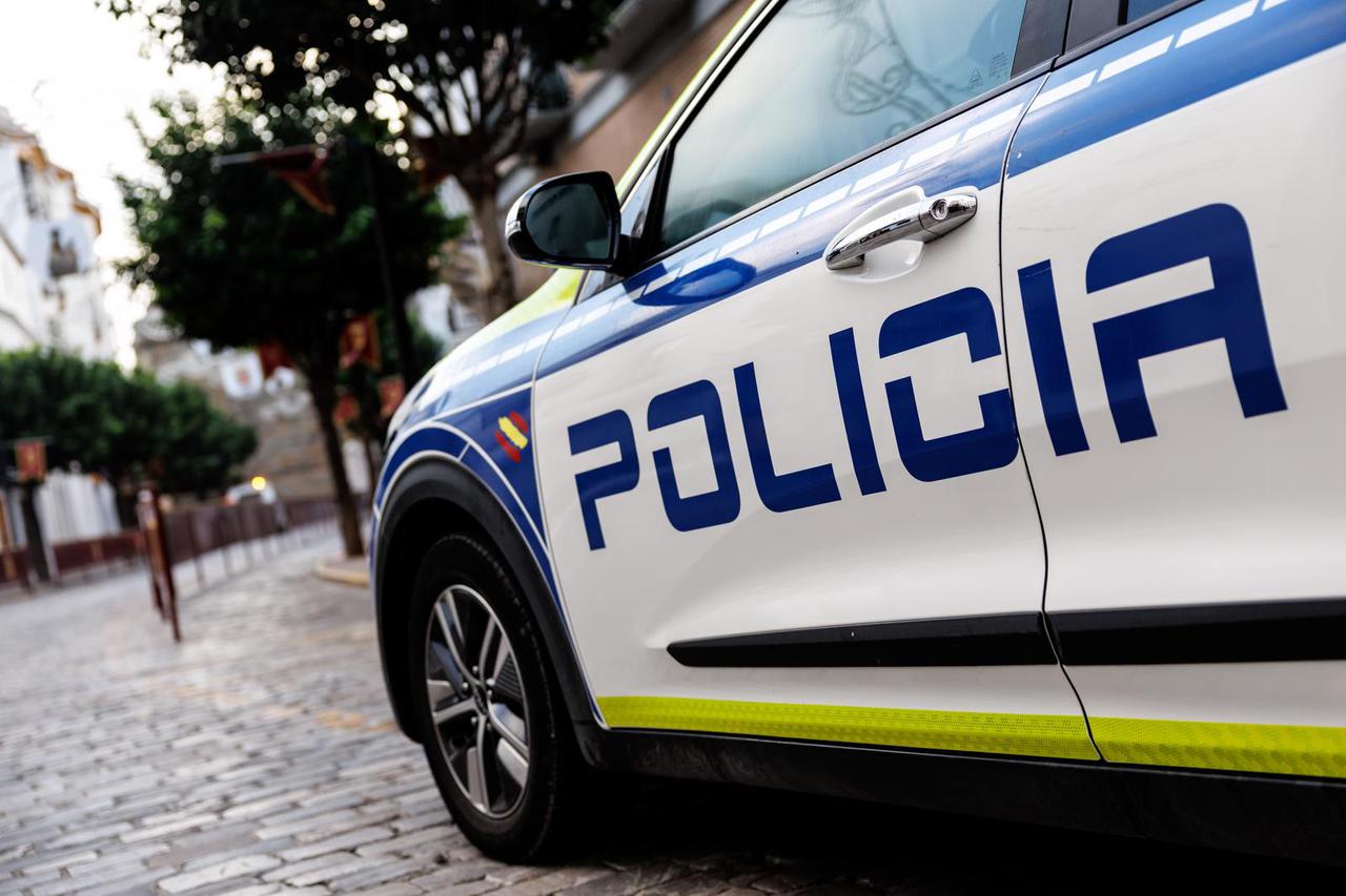 Police emergency vehicle in Spain