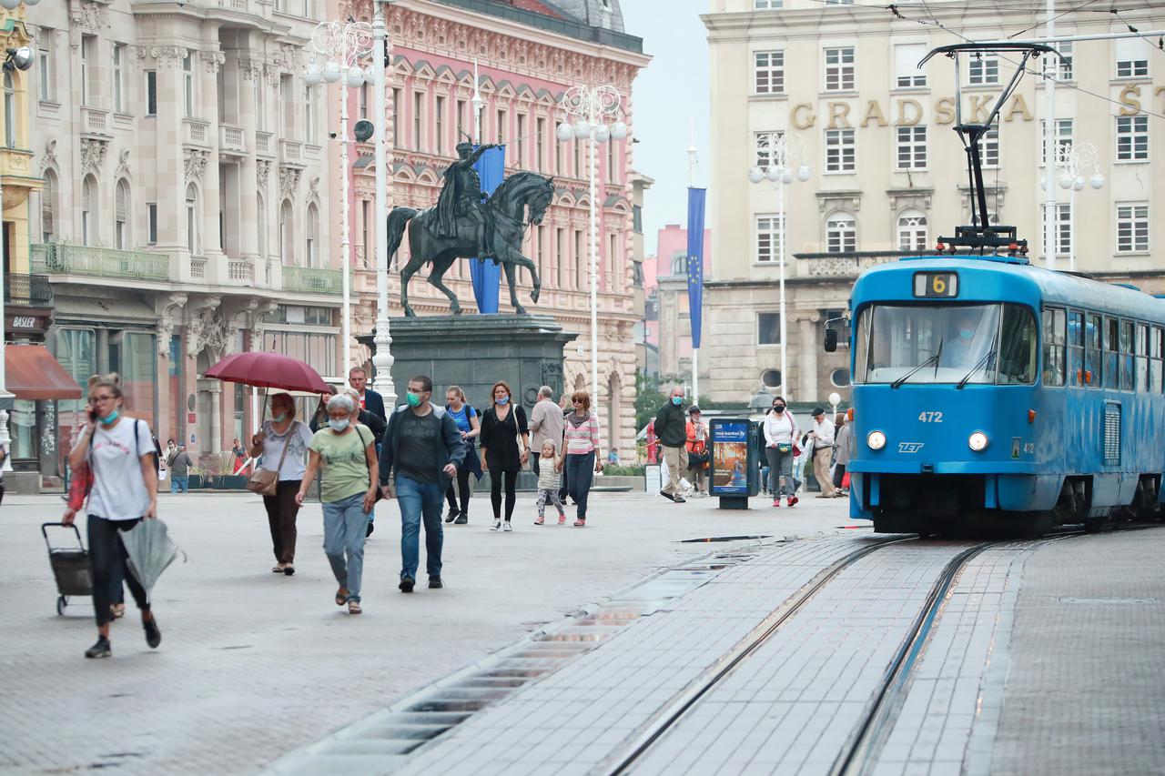 Kišno jutro u Zagrebu