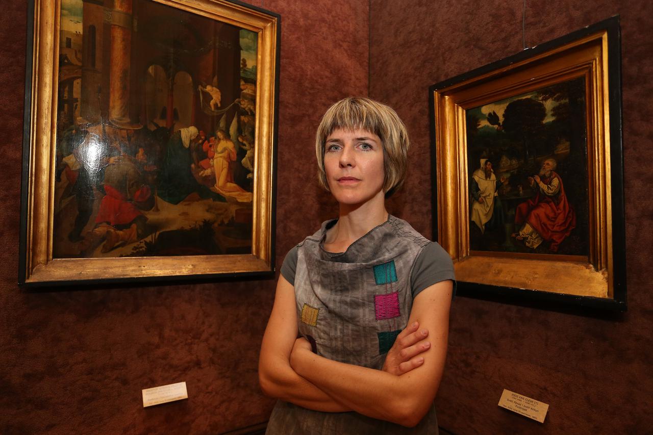 20.06.2016., Zagreb - Strossmayerova galerija starih majstora HAZU. Kustosica Iva Pasini Trzec.  Photo: Dalibor Urukalovic/PIXSELL