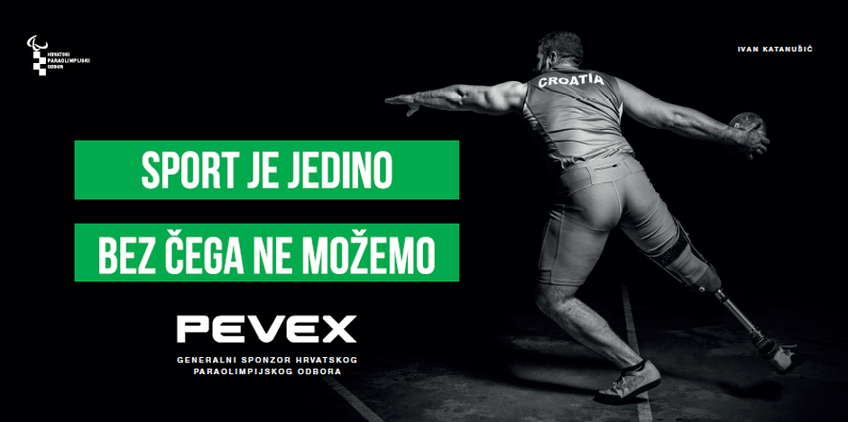 Pevex - generalni sponzor Hrvatskog paraolimpijskog odbora