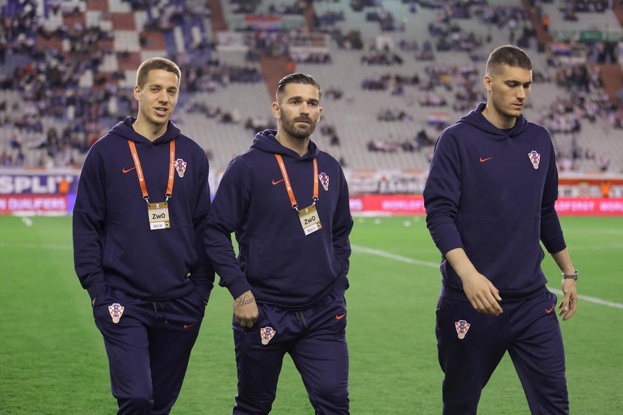 Split: Zlatko Dalić i igrači na stadionu Poljud 