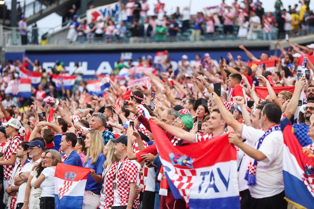 SP 2026 Philadelphia: Atmosfera na tribinama tijekom utakmice Hrvatske i Gane