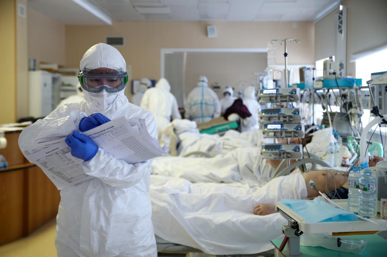 Hospital of RZD Medicine chain in Moscow during COVID-19 pandemic