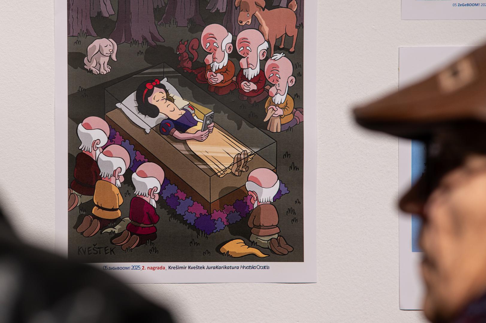 ZeGeBOOM! – međunarodna izložba karikatura otvorena je u galeriji Modulor Centra za kulturu Trešnjevka u Zagrebu