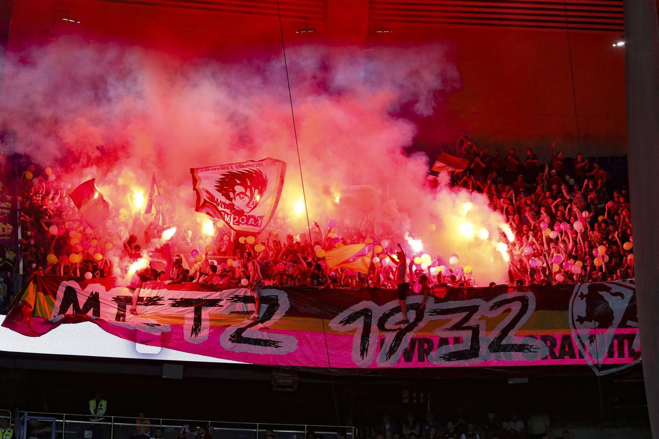 Football : Match Ligue 1 Uber Eats PSG Vs Metz (5-0) au parc des princes à Paris 