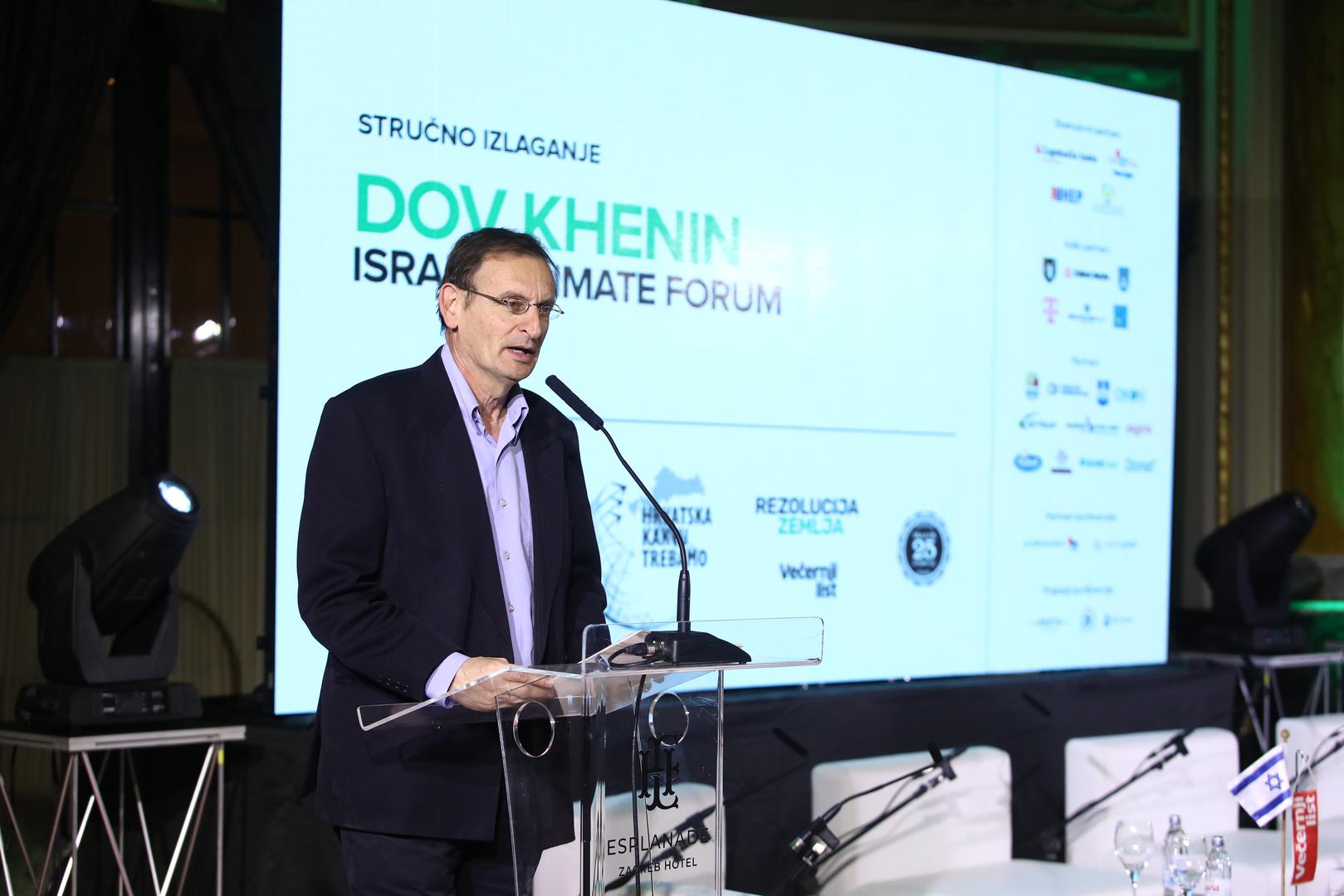 26.04.2022.Zagreb-Konferencija Vecernjeg lista i Drzave Izrael "Hrvatska kakvu trebamo- zelenim razvojem protiv klimatske krize" Dev Khenin.Photo: Boris Scitar/Vecernji list/PIXSELL Photo: Boris Scitar/Vecernji list/PIXSELL