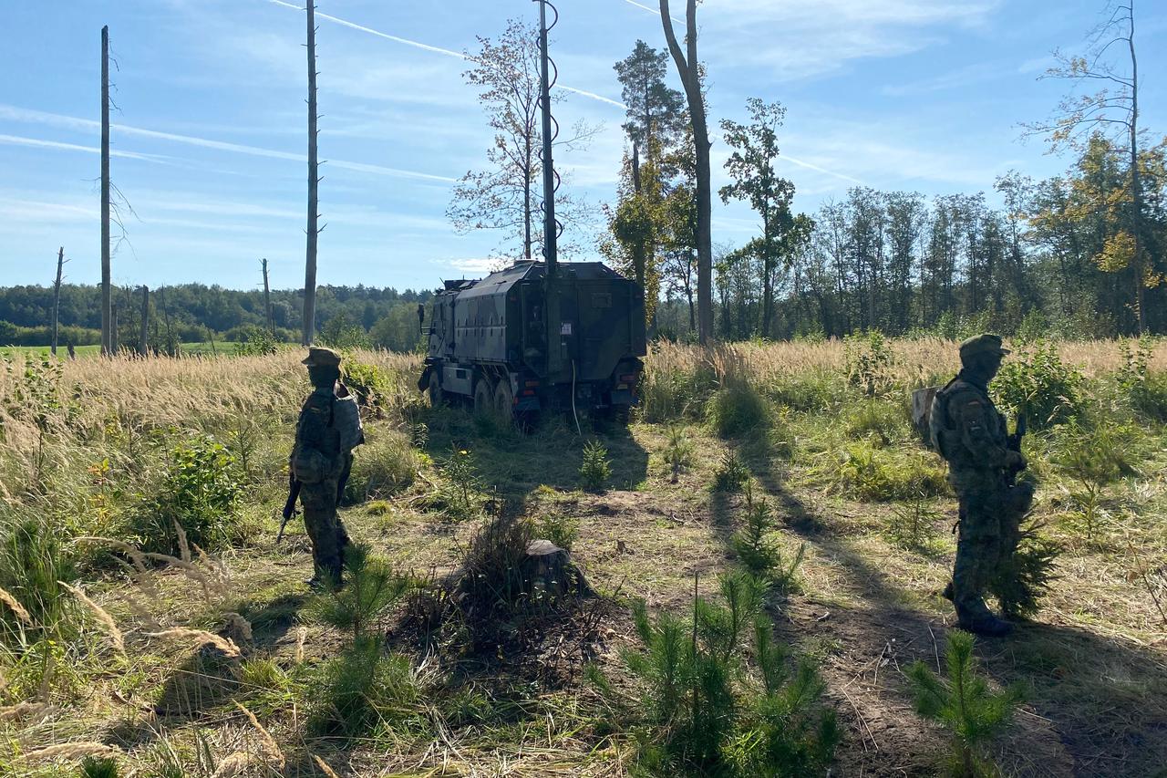German Army protects NATO eastern flank