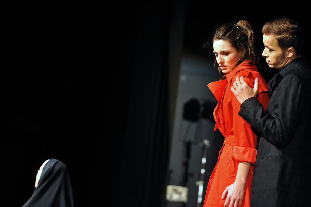 23.11.2014., Zagreb - Premijera predstave Don Juan u reziji Ivice Kuncevica u Centru za kulturu Tresnjevka. Anja Matkovic; Hrvoje Klubucar.  Photo: Nina Djurdjevic/PIXSELL