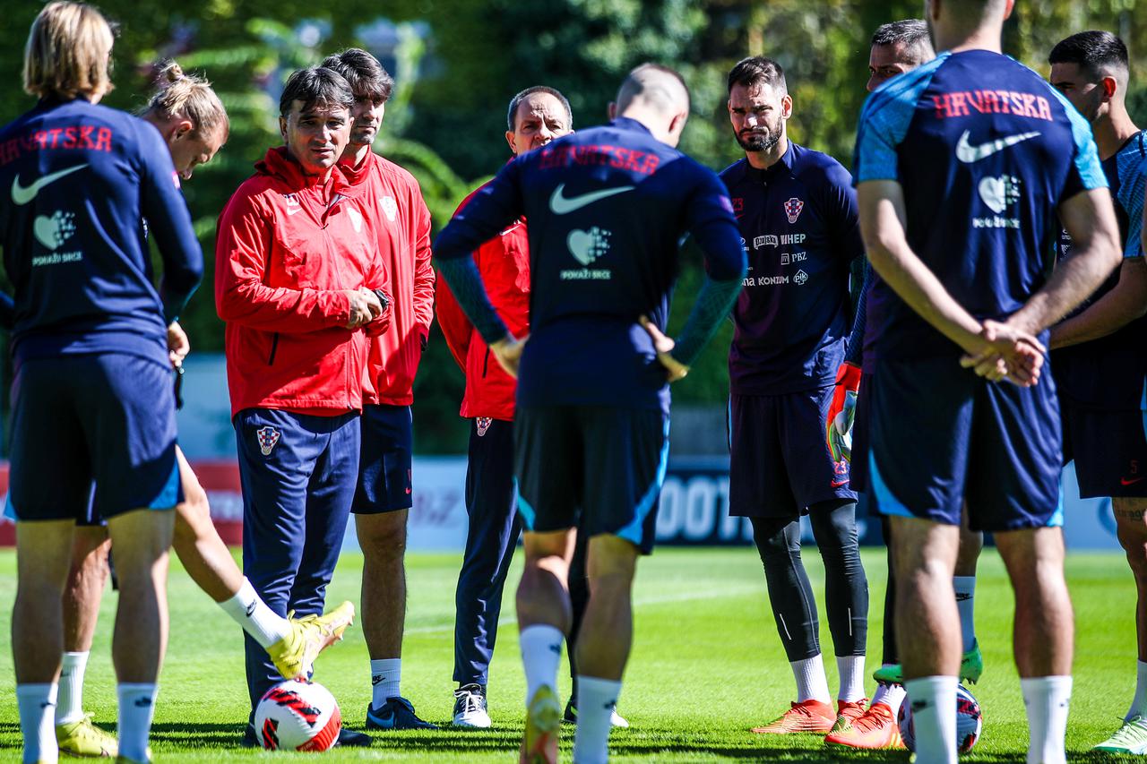 Zagreb: Trening hrvatske nogometne reprezentacije