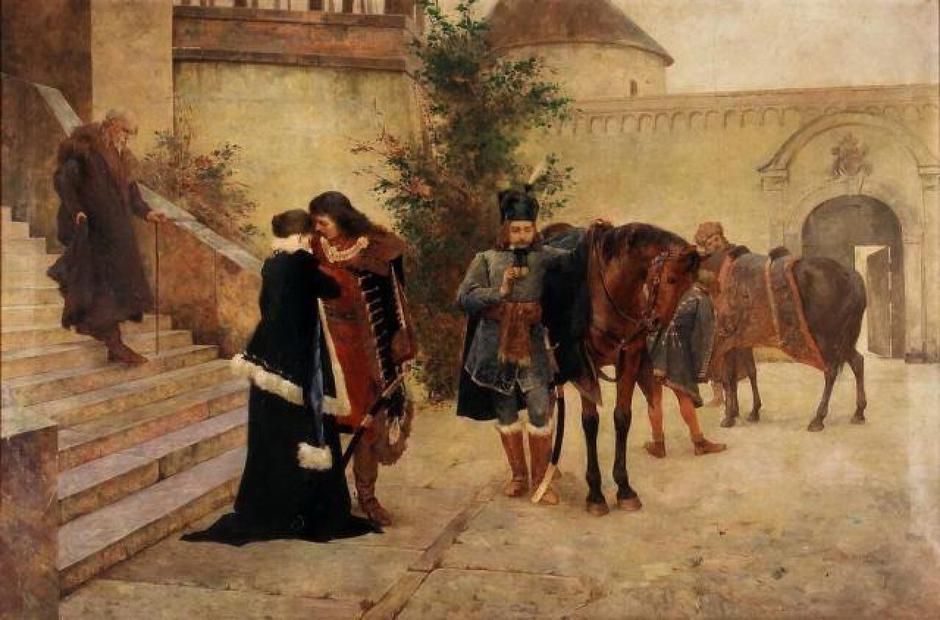 Rastanak Katarine i Petra Zrinskog