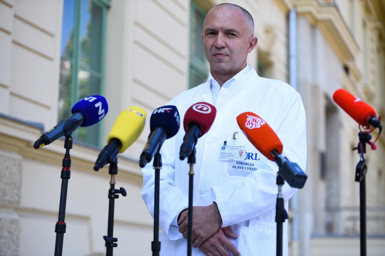 Ravnatelj KBC Sestre Milosrdnice Davor Vagić dao je izjavu o stanju oca koji je ubio troje djece