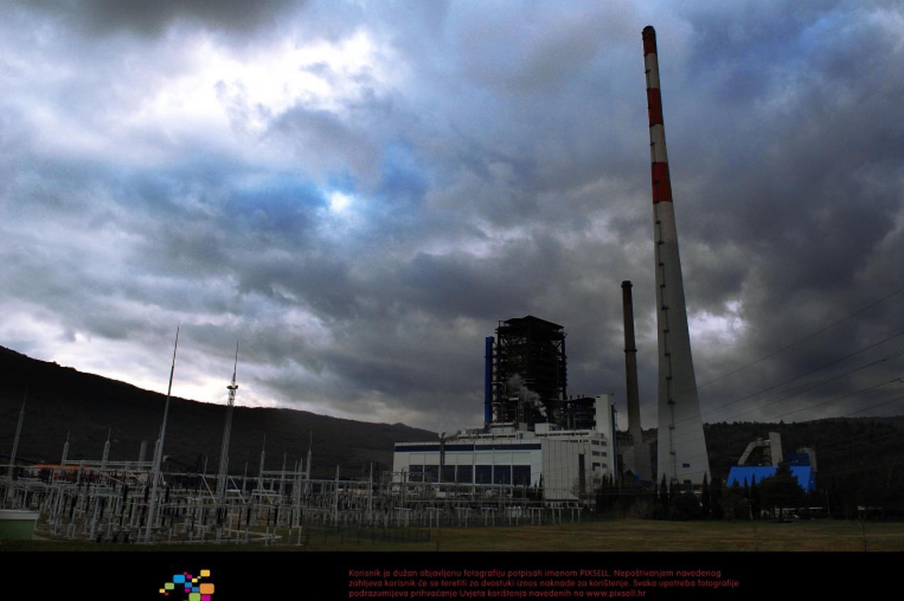 '09.12.2010.,Plomin -Termoelektrarne Plomin 1i Plomin 2.Lokacija na kojoj ce se gradit i treca termoelektrarna  Photo: Dusko Marusic/PIXSELL'