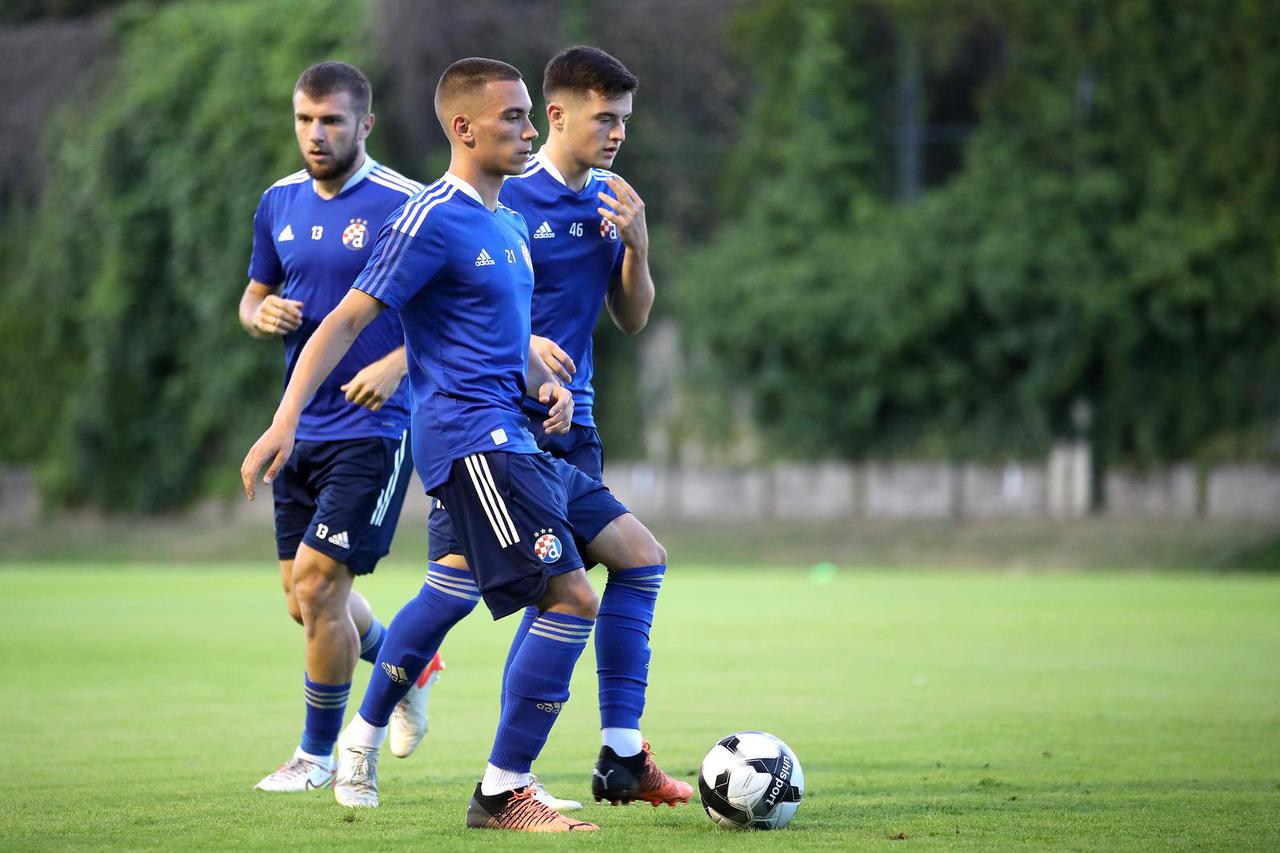 Zagreb: Trening nogometaša Dinama uoči utakmice protiv Škupija