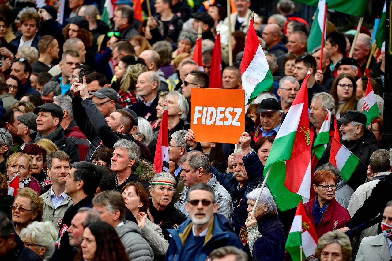 FILE PHOTO: Hungary's National Day celebrations, in Budapest