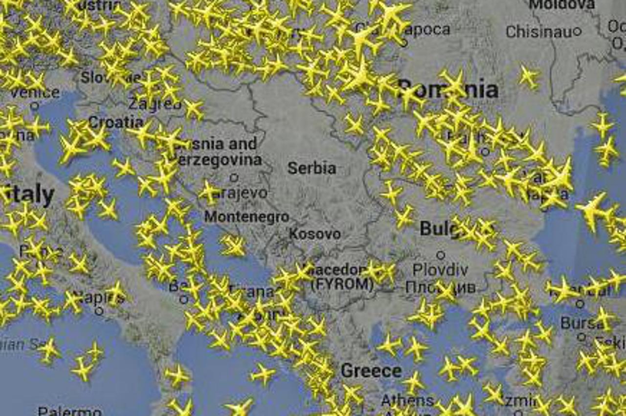 Srbija zračni prostor