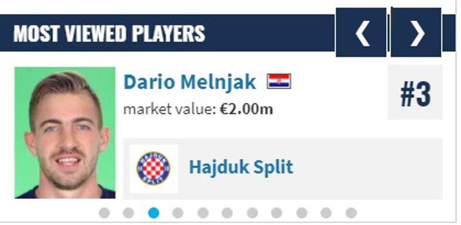 Dario Melnjak #3 u potrazi na Transfermarktu
