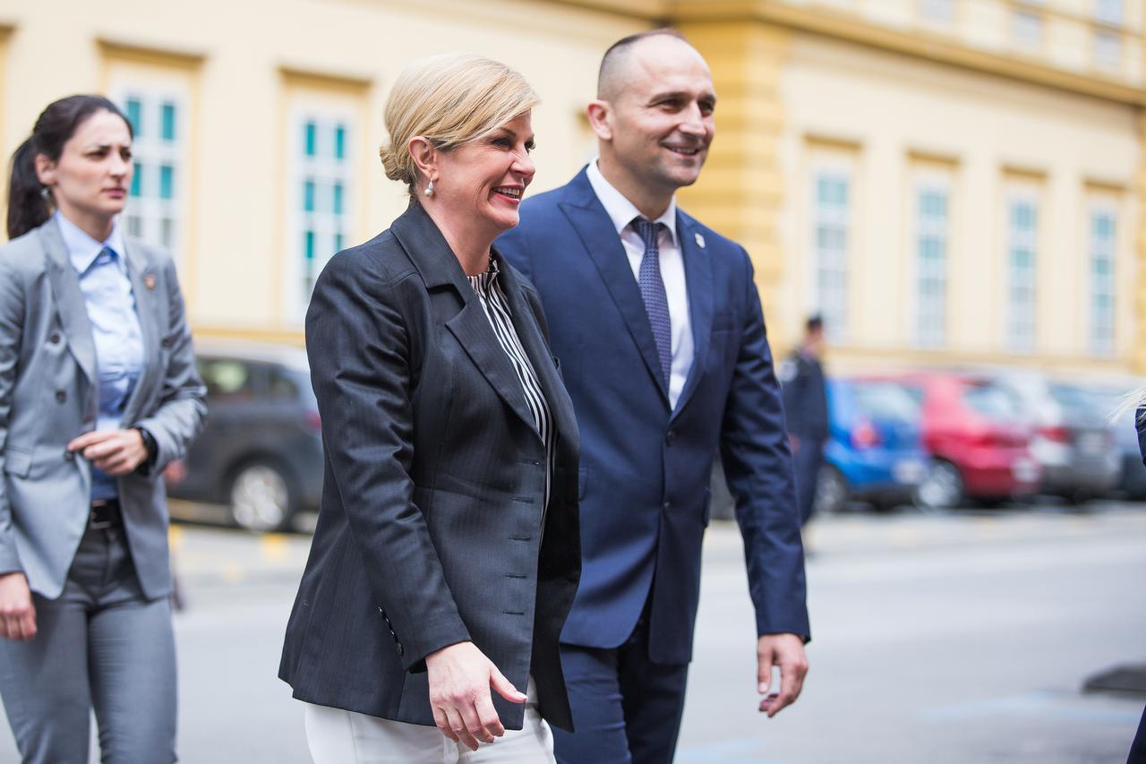 Kolinda Grabar Kitarović i Ivan Anušić