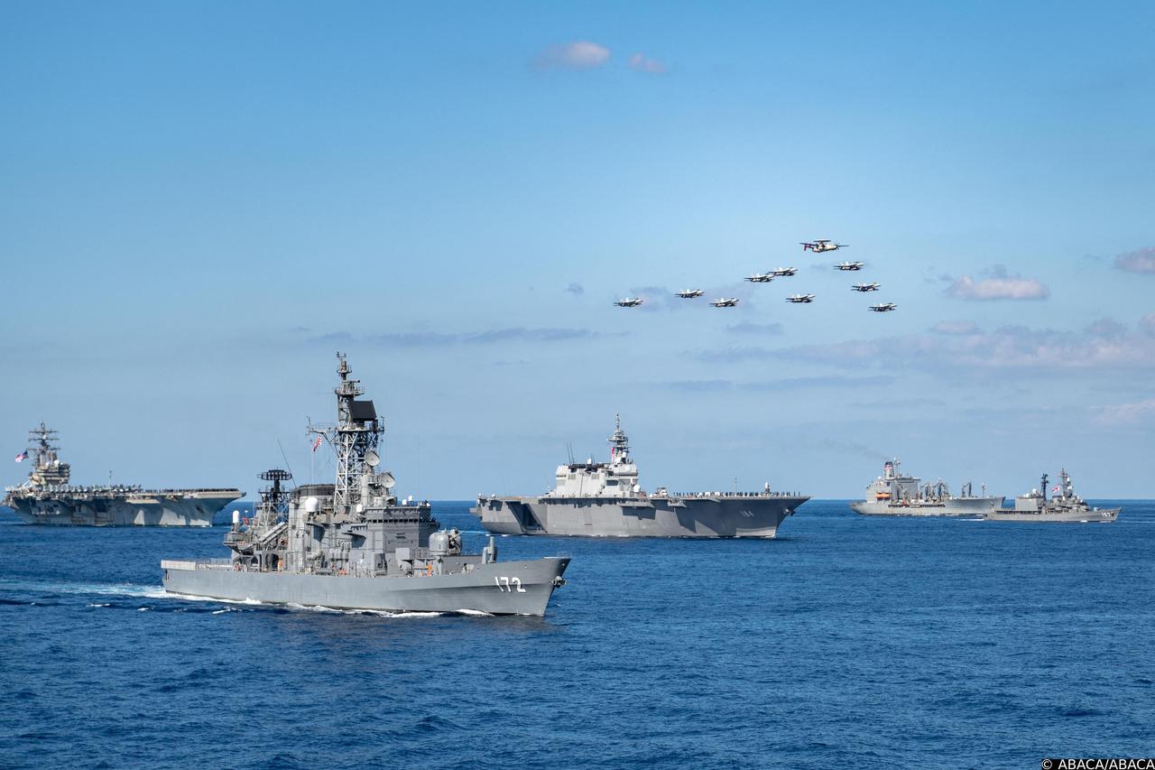 US And Japan Naval Exercise Keen Sword 21