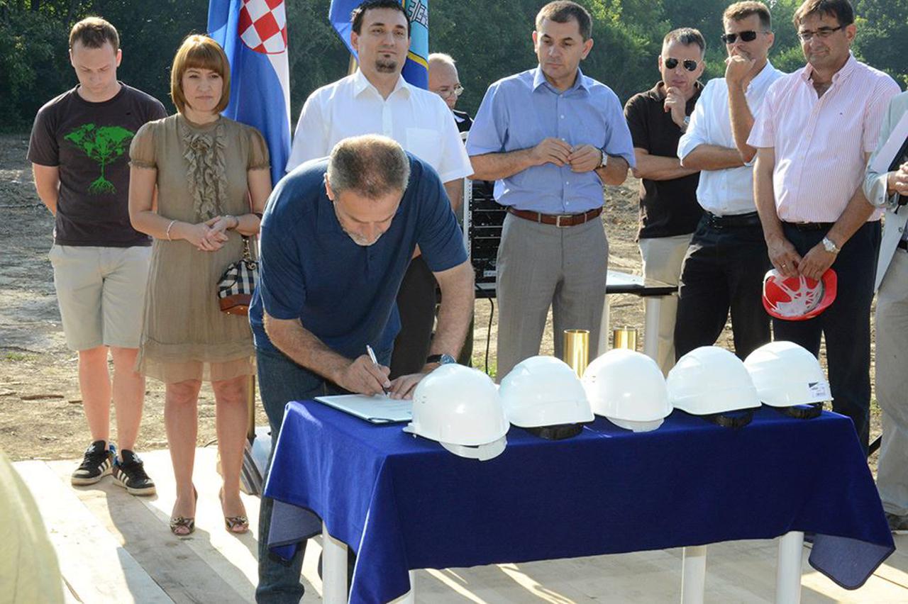 POlaganje kamena temeljca za vrtić na Kajzerici (1)