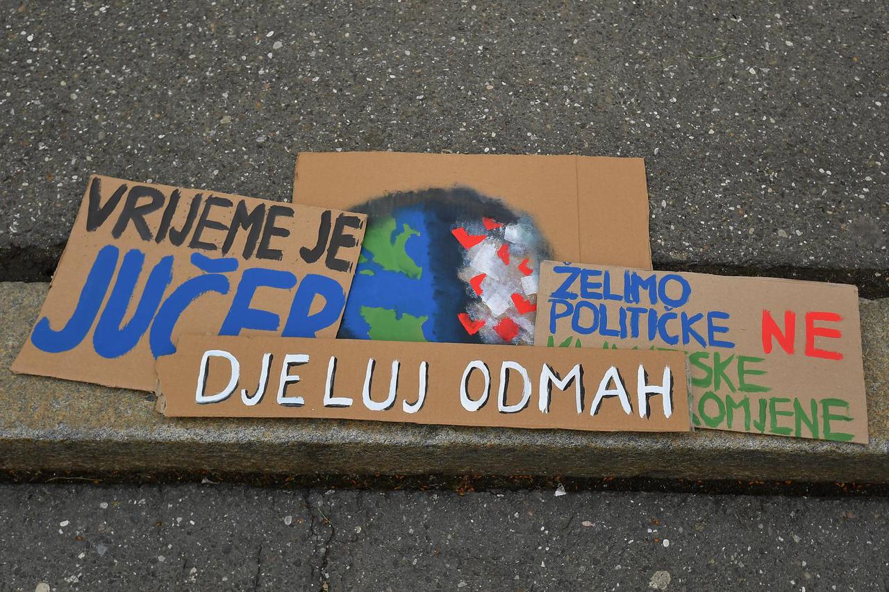 Zagreb: Klimatski marš u povodu Dana planete Zemlje 