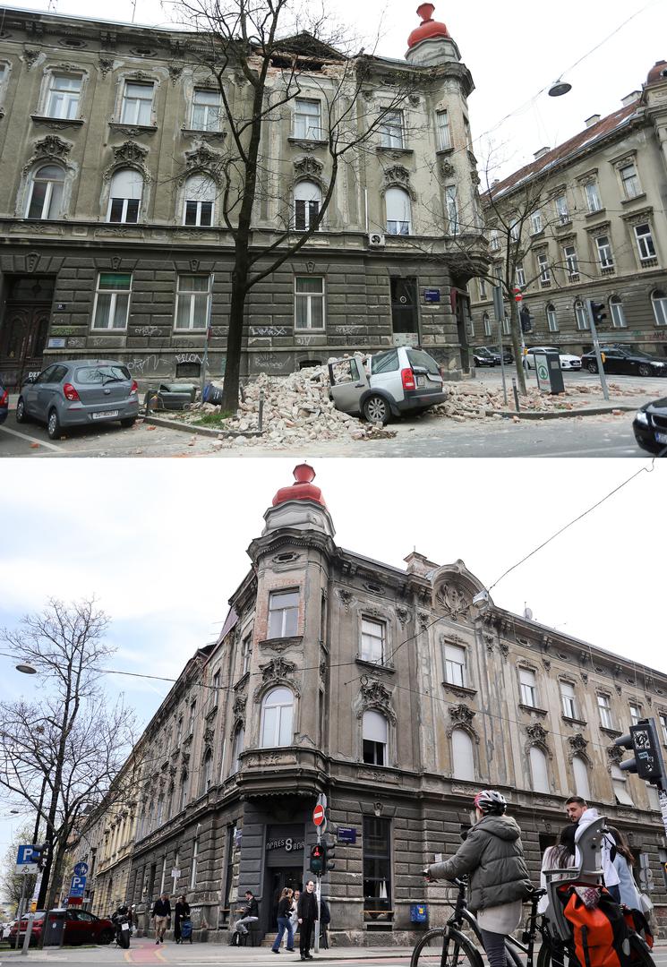 Obnova još traje, a i dalje, čini se, nije blizu kraja. Blokova cigli po ulicama više nema, ali neki su i dalje u kontejnerima, dok drugi i danas žive pod "crvenom naljepnicom".

