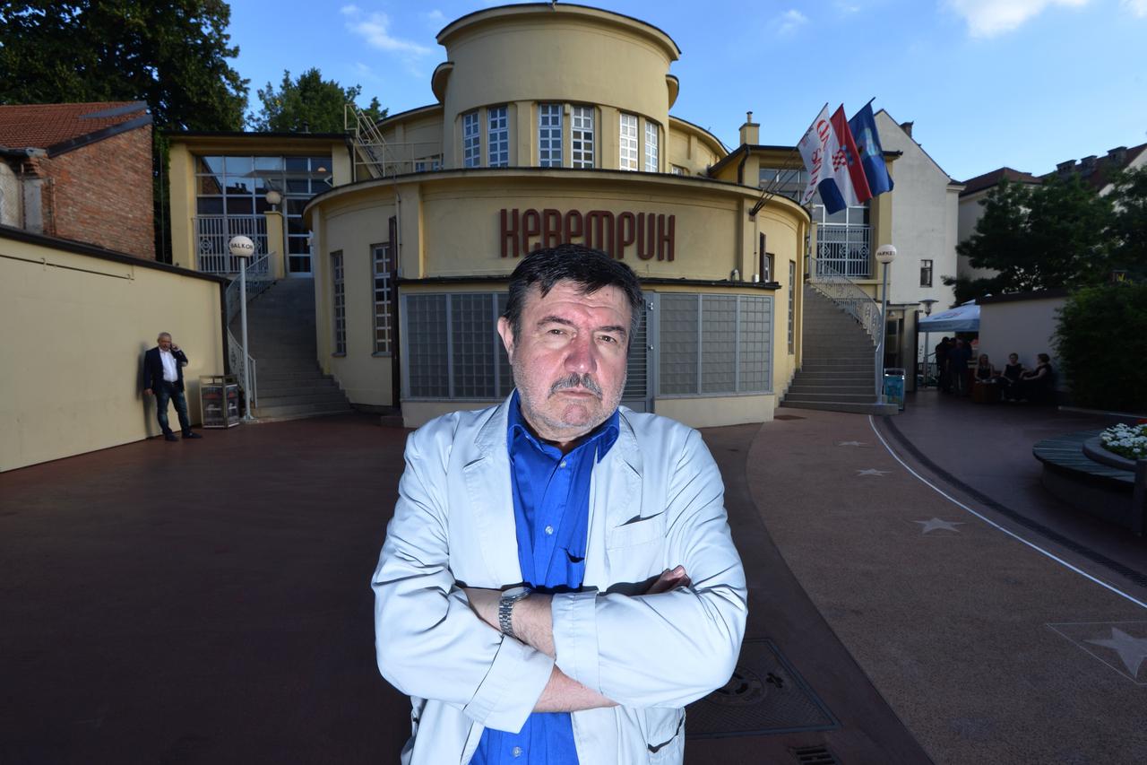 05.06.2015., kazaliste Kerempuh, Zagreb - Hristo Bojcev, bugarski pisac. Photo: Marko Lukunic/PIXSELL