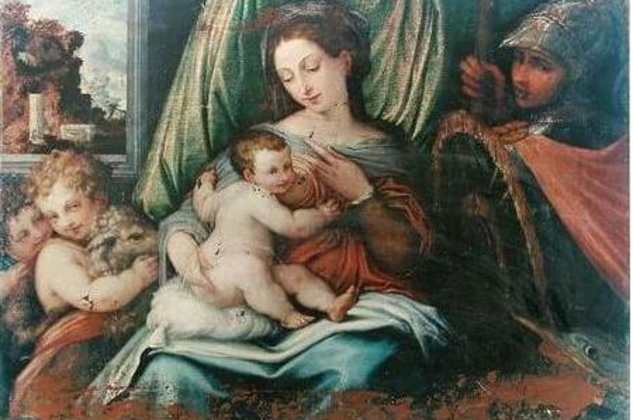 Bogorodica s djetetom, Bogorodica, slika