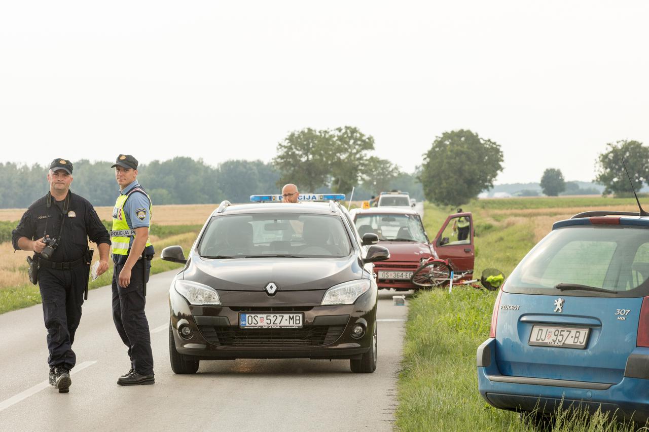 Bilje: Biciklistkinja poginula nakon što je na nju naletio osobni automobil