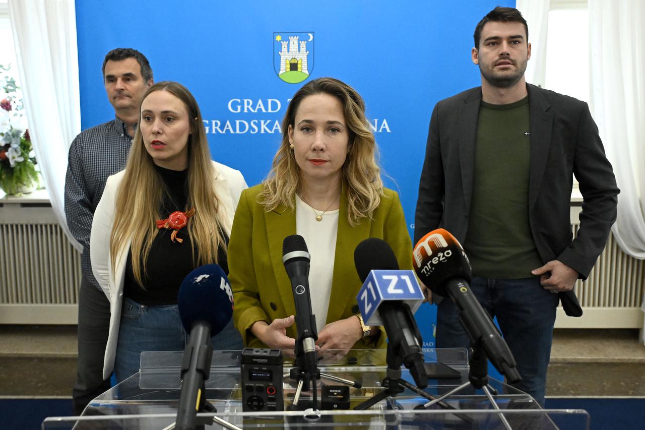Zagreb: Marija Selak Raspudic odrzala konferenciju za medije