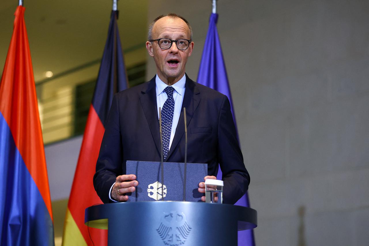 German Chancellor Merz meets Armenian PM Pashinyan, in Berlin