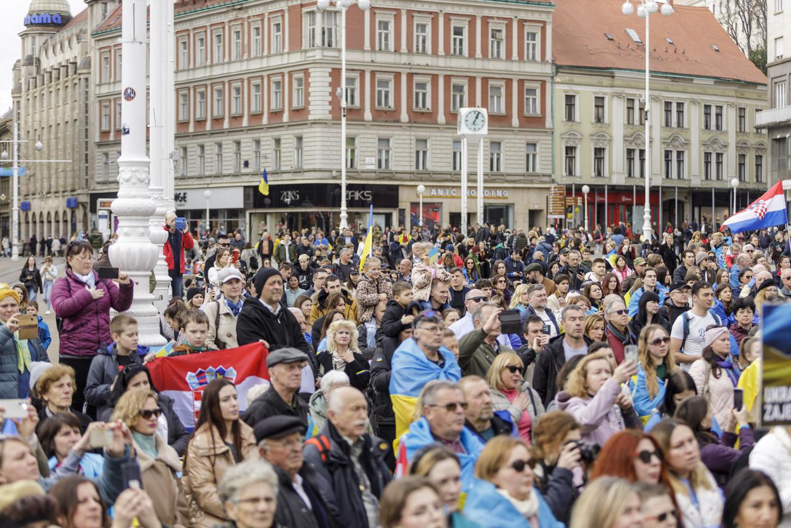 Skup je organiziran povodom druge godišnjice početka ruske invazije.