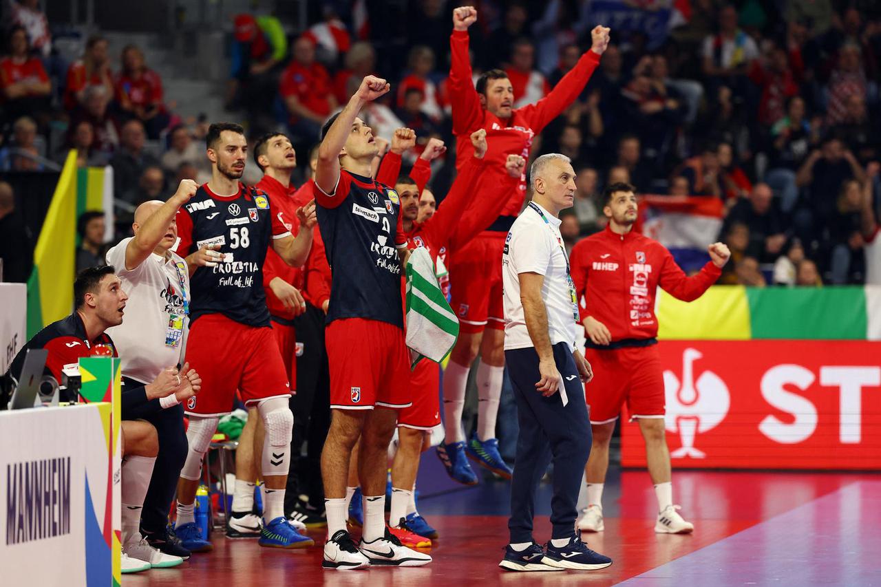 EHF 2024 Men's European Handball Championship - Preliminary Round - Group B - Croatia v Romania