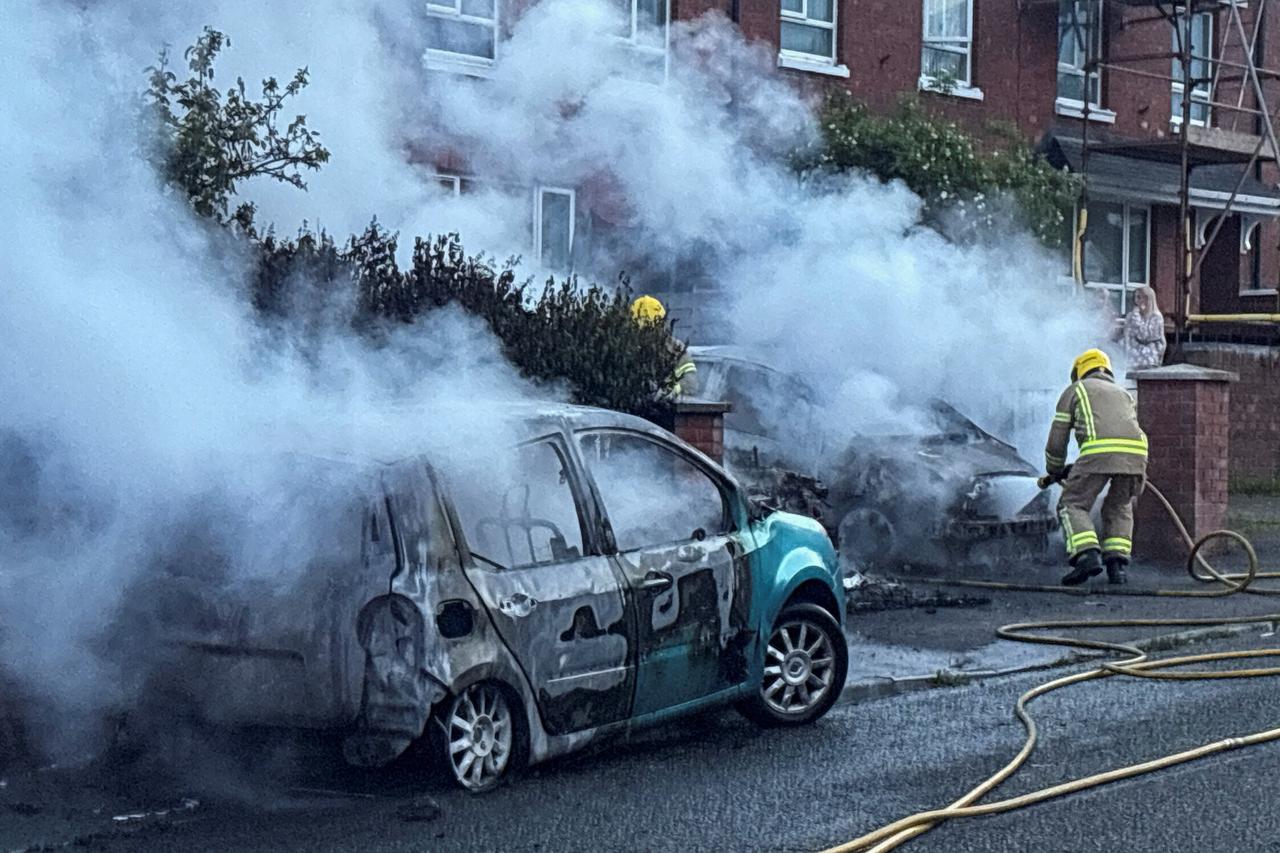 Protest after a June 8 knife attack left a man seriously injured and prompted police to declare a critical incident, in Belfast