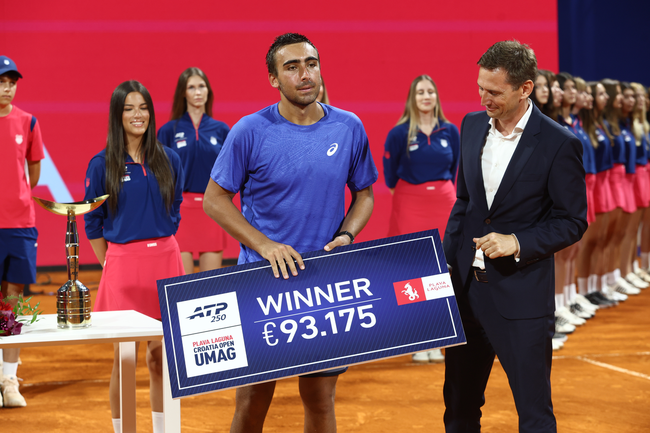 Umag: Dodjela nagrada nakon finala ATP turnira