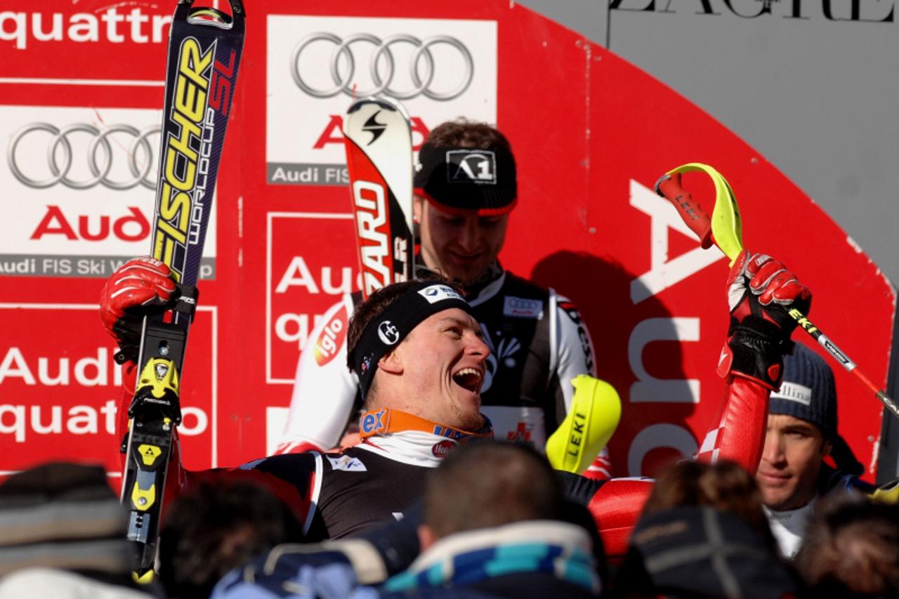 'sport.....zagreb....17.02.2008. Sljeme snow queentrophy, Crveni spust - muski slalom/ ivica kostelic  foto: marko lukunic'