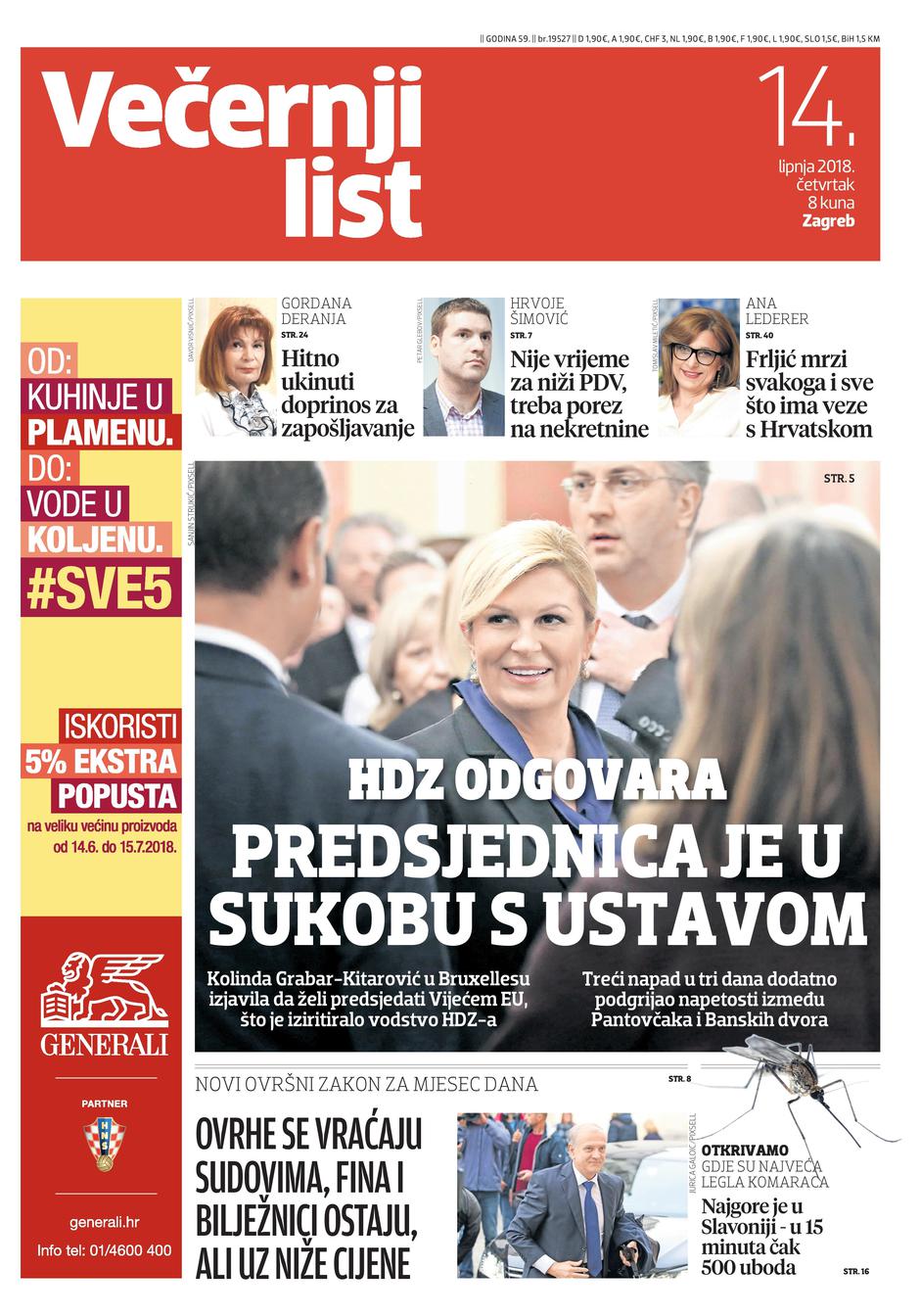 Naslovnica 14.6.2018.