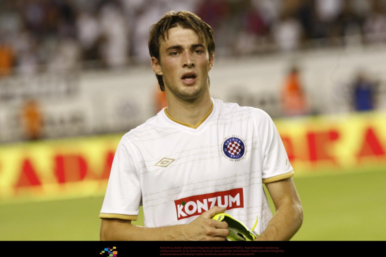 '04.08.2011., Poljud, Split - Druga utakmica 3. pretkola Europske lige, Hajduk - Stoke City. Ante Vukusic.  Photo: Ivo Cagalj/PIXSELL'