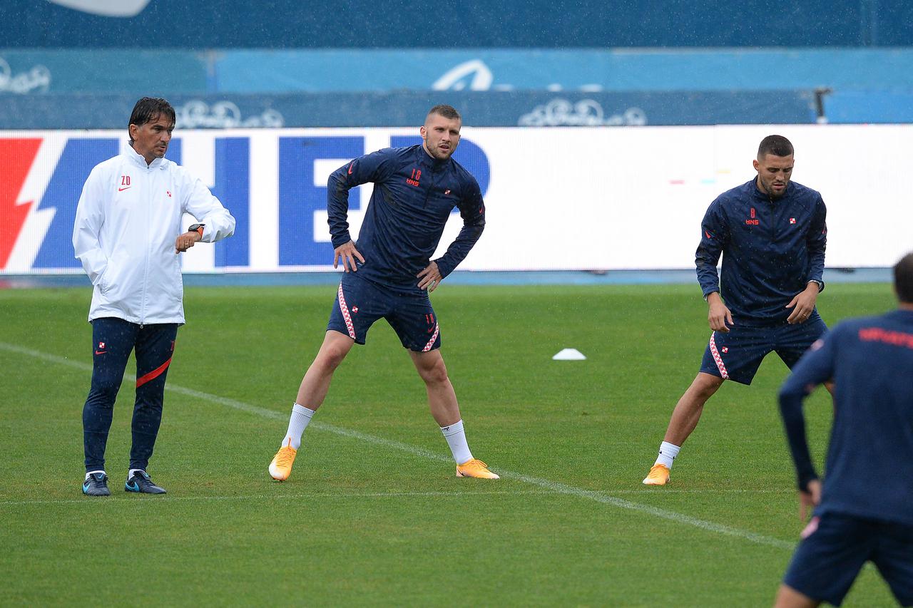 Zagreb: Trening reprezentacije uoči susreta u Ligi nacija s Portugalom i Francuskom